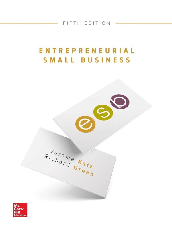 Entrepreneurial Small Business 5th Edition